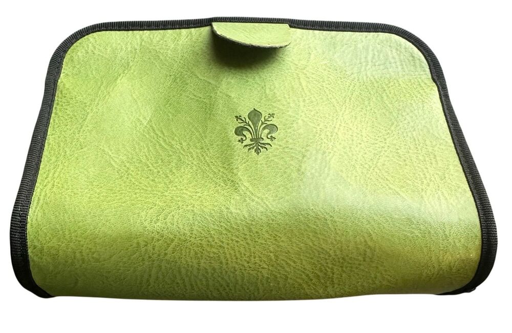 Firenze Green Italian velvet lined jewelry case